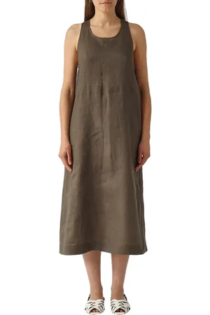 Max Mara Dames, Jurken, Groen, Maat: XS Linnen