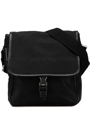 Prada Dames, Pre-owned, Zwart, Maat: ONE Size Leer