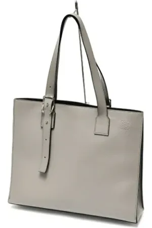 Loewe Dames, Pre-owned, Grijs, Maat: ONE Size Leer