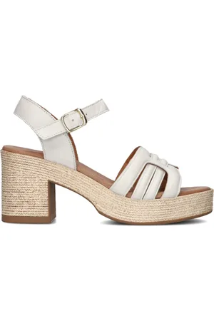 NOTRE-V Dames, Schoenen, Wit, Maat: 41 EU Linnen