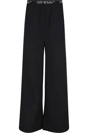 OFF-WHITE Dames, Broeken, Zwart, Maat: S Polyamide