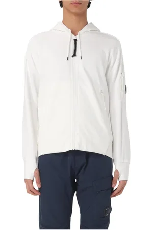 C.P. Company Heren, Sweatshirts & Hoodies, Wit, Maat: S Katoen
