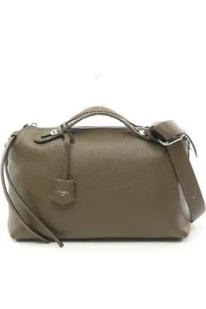 Fendi Dames, Pre-owned, Groen, Maat: ONE Size Leer