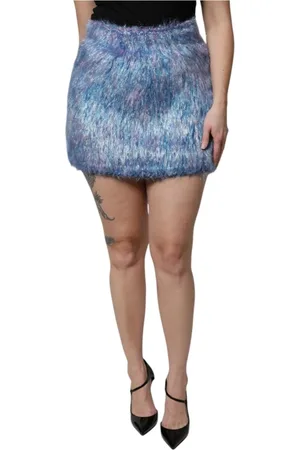 Dolce & Gabbana Dames, Rokken, Veelkleurig, Maat: M Wol