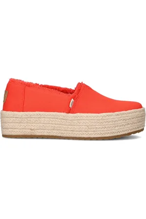 TOMS Dames, Schoenen, Oranje, Maat: 36 1/2 EU Jute