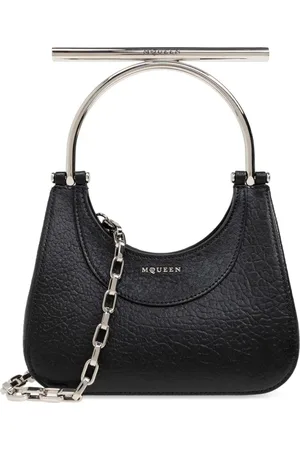 Alexander McQueen Dames, Tassen, Zwart, Maat: ONE Size Leer