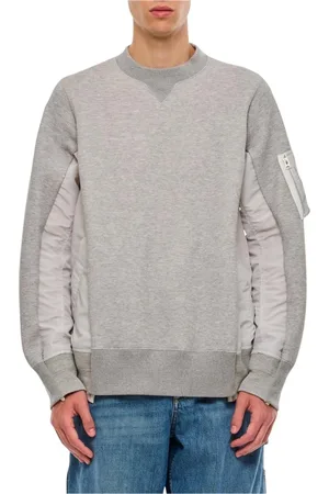 SACAI Heren, Sweatshirts & Hoodies, Grijs, Maat: L