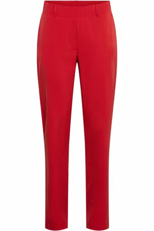 &Co Woman Dames, Broeken, Rood, Maat: M Polyamide