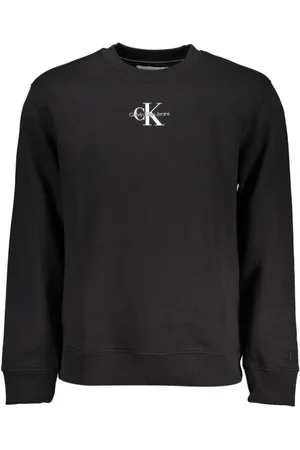 Calvin Klein Heren, Sweatshirts & Hoodies, Zwart, Maat: 2XL Katoen
