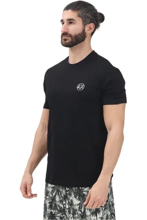 Armani Exchange Heren, Tops, Zwart, Maat: M Katoen