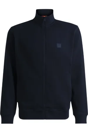HUGO BOSS Heren, Sweatshirts & Hoodies, Blauw, Maat: L Katoen