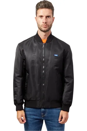 HUGO BOSS Heren, Jassen, Zwart, Maat: M Leer