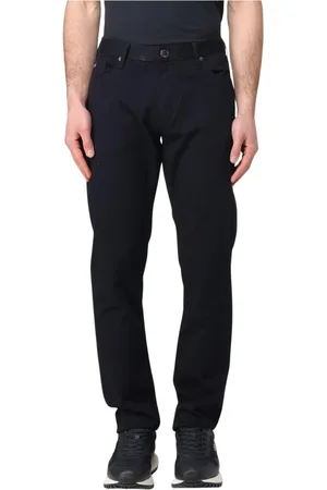 Emporio Armani Heren, Jeans, Blauw, Maat: W33 Katoen