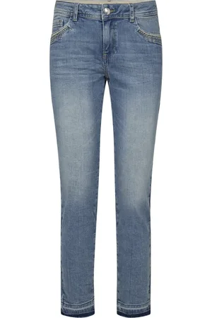 Mos Mosh Dames, Jeans, Blauw, Maat: W31 Katoen