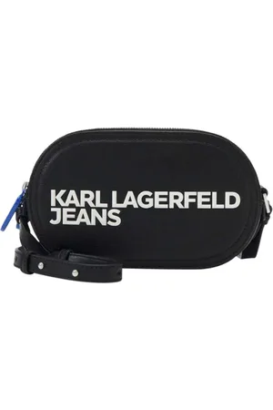 Karl Lagerfeld Dames, Tassen, Zwart, Maat: ONE Size Leer