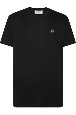 Philipp Plein Heren, Tops, Zwart, Maat: L Katoen
