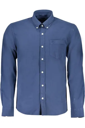 North Sails Heren, Overhemden, Blauw, Maat: M Katoen