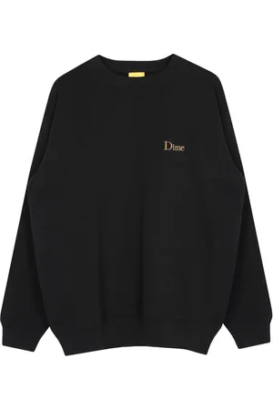 DIME Heren, Sweatshirts & Hoodies, Zwart, Maat: M Katoen