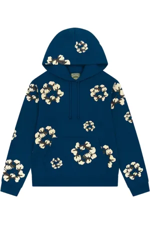 DENIM TEARS Heren, Sweatshirts & Hoodies, Blauw, Maat: XL Denim