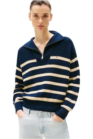 Tommy Hilfiger Heren, Truien, Blauw, Maat: 2XS Katoen