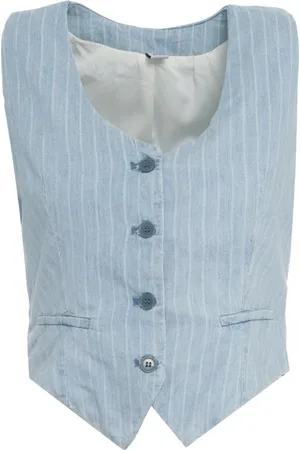 Liu Jo Dames, Jassen, Blauw, Maat: S Denim