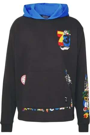 PUMA Heren, Sweatshirts & Hoodies, Zwart, Maat: M