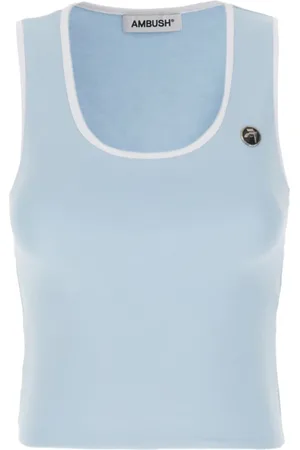 AMBUSH Dames, Tops, Blauw, Maat: L Viscose