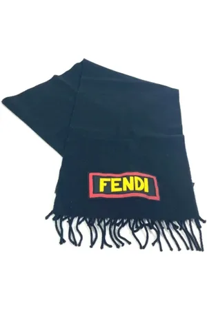 Fendi Dames, Pre-owned, Zwart, Maat: ONE Size Wol