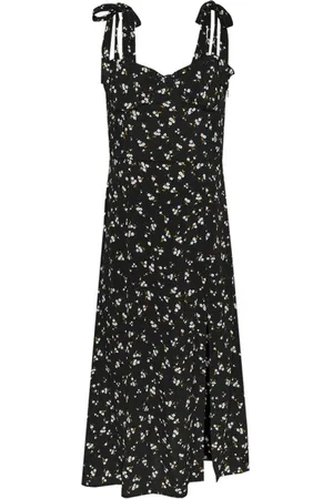 Tommy Hilfiger Dames, Jurken, Zwart, Maat: XS Viscose