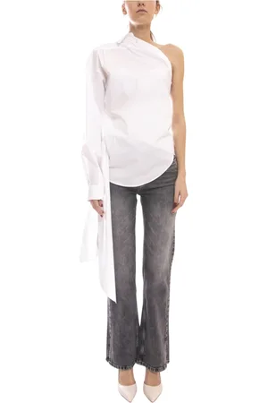Moschino Dames, Blouses & Shirts, Wit, Maat: S