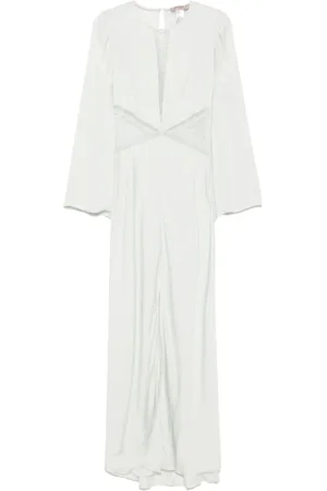 Twin-Set Dames, Jurken, Groen, Maat: XS Viscose