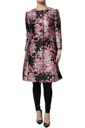 Dolce & Gabbana Dames, Jurken, Roze, Maat: M Brokaat