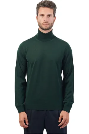 HUGO BOSS Heren, Truien, Groen, Maat: 2XL Wol
