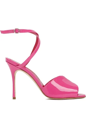 Manolo Blahnik Dames, Schoenen, Roze, Maat: 38 EU Leer