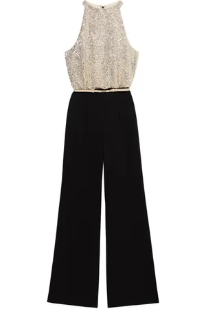 Oltre Dames, Jumpsuits & Playsuits, Zwart, Maat: M Tweed