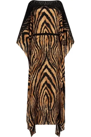 Roberto Cavalli Dames, Jurken, Bruin, Maat: XS