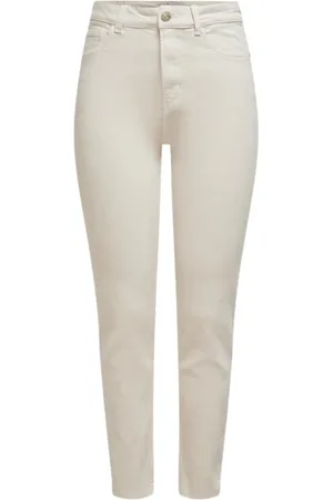 ONLY Dames, Jeans, Wit, Maat: W27 L32 Katoen