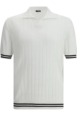 Kiton Heren, Tops, Wit, Maat: L Katoen