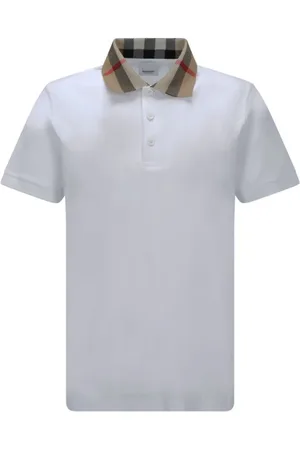 Burberry Heren, Tops, Wit, Maat: S Wol