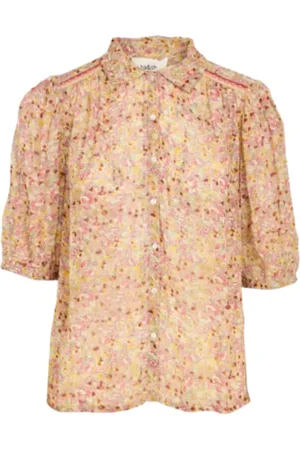 Bash Dames, Blouses & Shirts, Bruin, Maat: M