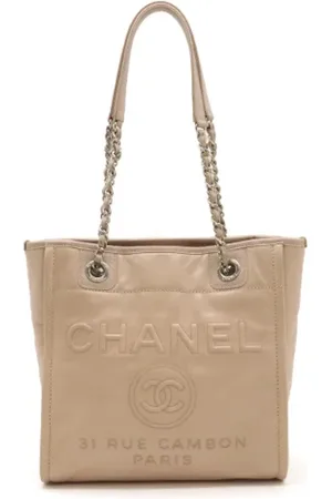 CHANEL Dames, Pre-owned, , Maat: ONE Size Leer