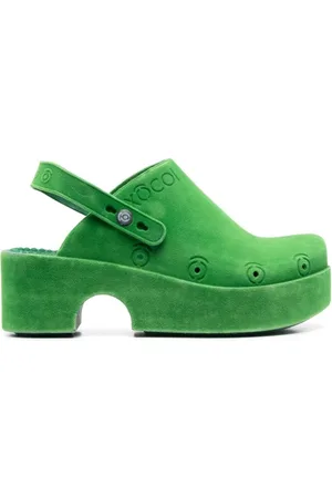 xocoi Dames, Schoenen, Groen, Maat: 38 EU