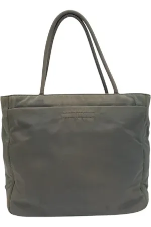 Prada Dames, Pre-owned, Groen, Maat: ONE Size Nylon