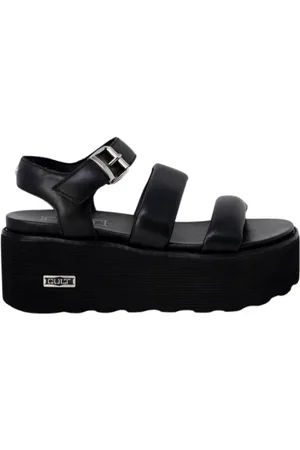 Cult Dames, Schoenen, Zwart, Maat: 39 EU Leer
