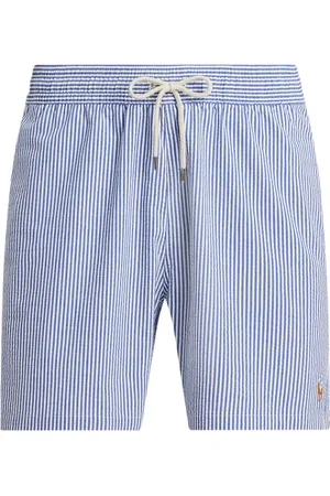 Ralph Lauren Heren, Badkleding, Blauw, Maat: M Katoen