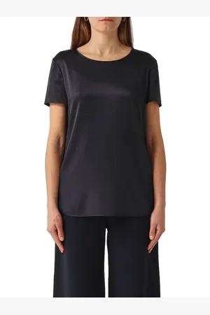 Max Mara Dames, Blouses & Shirts, Blauw, Maat: 2XL Zijde