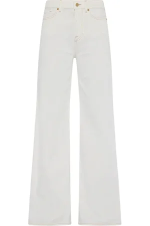 7 for all Mankind Dames, Jeans, Wit, Maat: W29 Denim
