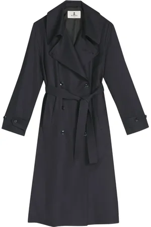 BARENA Dames, Mantels, Blauw, Maat: XS Wol