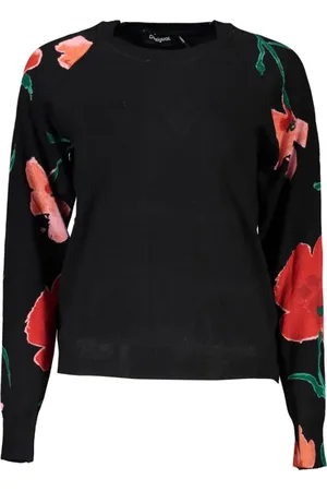 Desigual Dames, Truien, Zwart, Maat: S Viscose