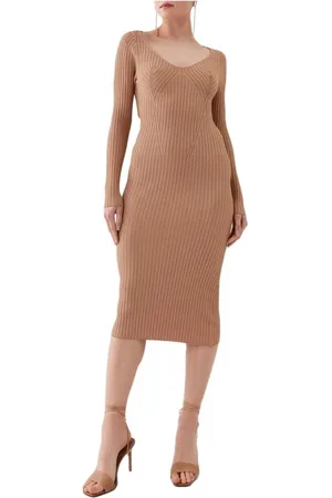 Guess Dames, Jurken, Bruin, Maat: M
